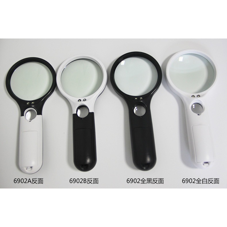Kính lúp cầm tay ống kính kép với 3 đèn LED rackek túi mini Kính hiển vi kính lúp đọc sách Ống kính độ phóng đại cao đọc
