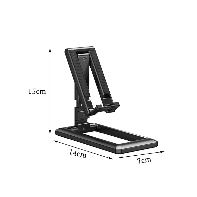 Loozykit Phone Stand Universal Folding Desktop Phone Holder Foldable Adjustable Angle Smart Handphone Stand Dock Holder