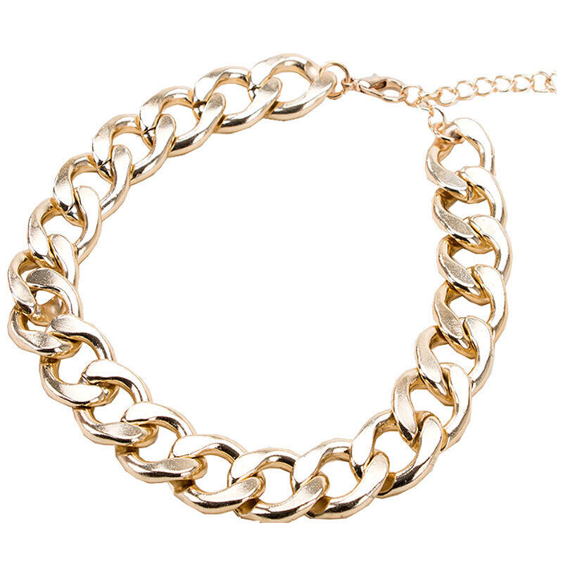 Lovinland French Bulldog Type Hip-hop Style Big Gold Chain Small and Medium Dog Cat Collar Necklace Jewelry Accessories