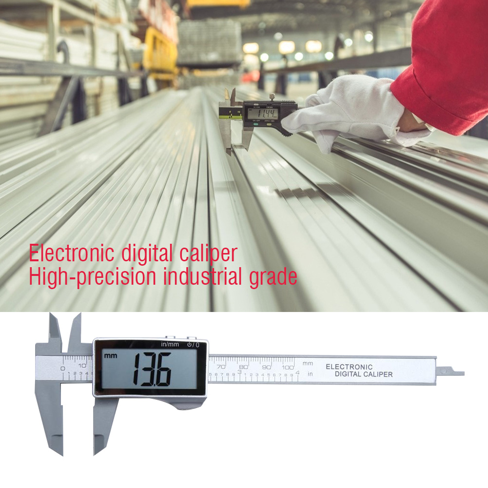 [Moscow Six] ♬ 100/150mm Electronic Digital Vernier Caliper Full Screen Measuring Tools