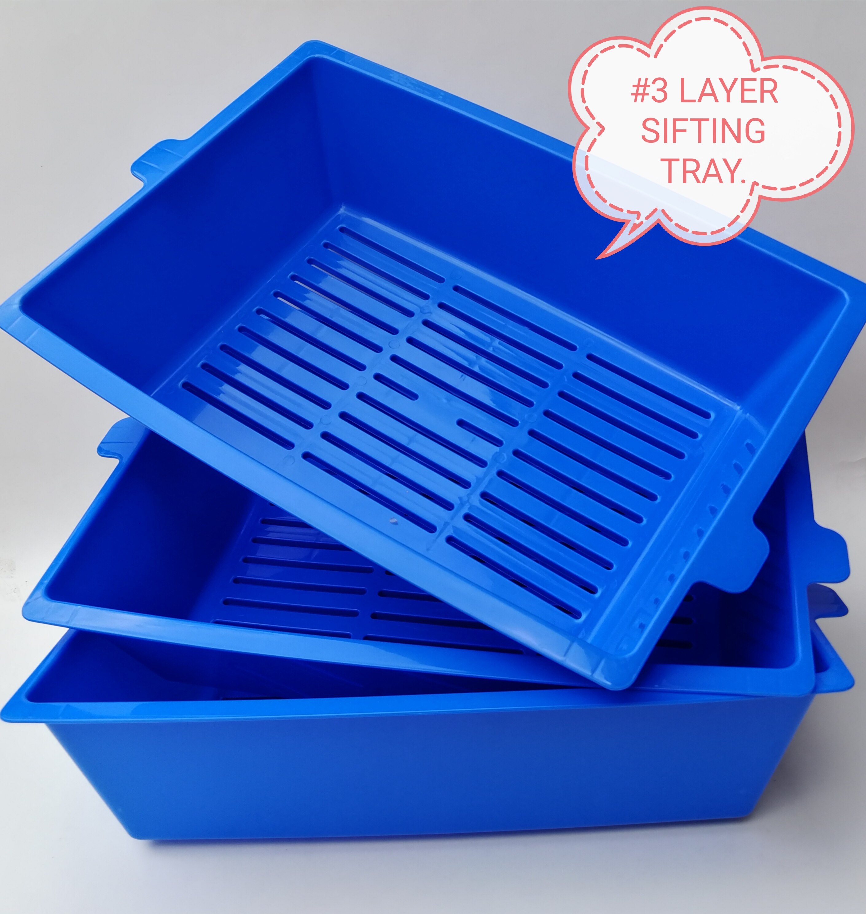 3 layer litter box