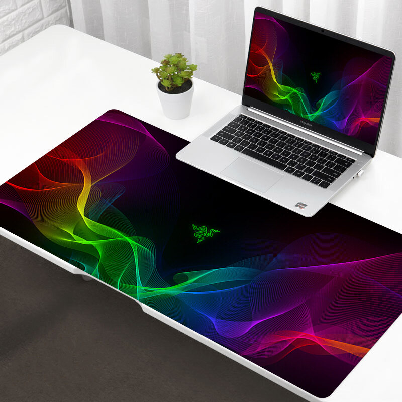 Custom Mouse Pad 6 Size Rubber Anti Skid Pad to Mouse Notebook Computer Gaming Mousepad Keyboard Mat,Blue