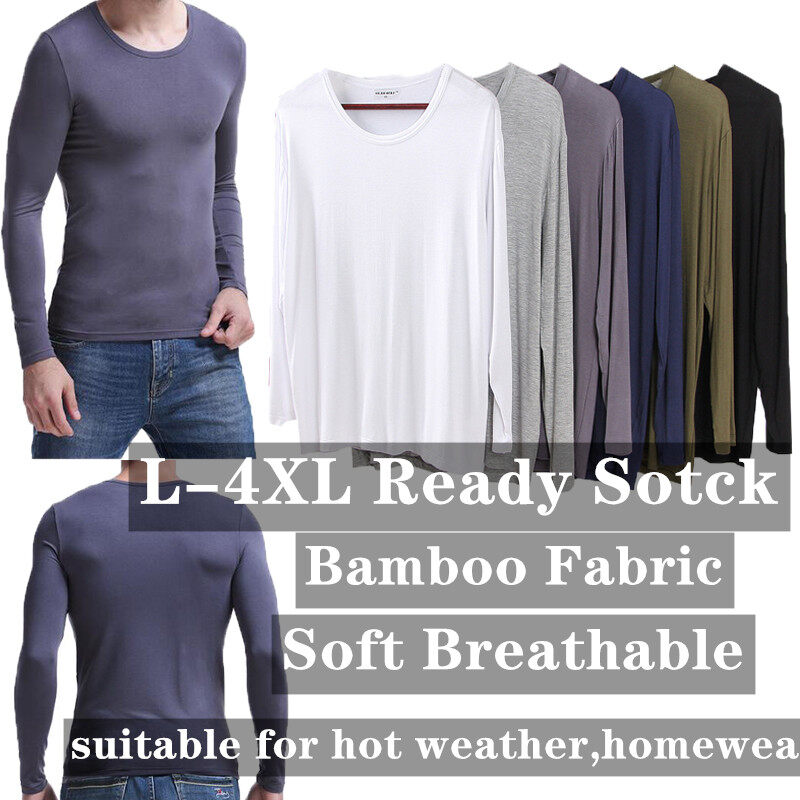 L-4XL Long Sleeve Shirt For Men t shirt 