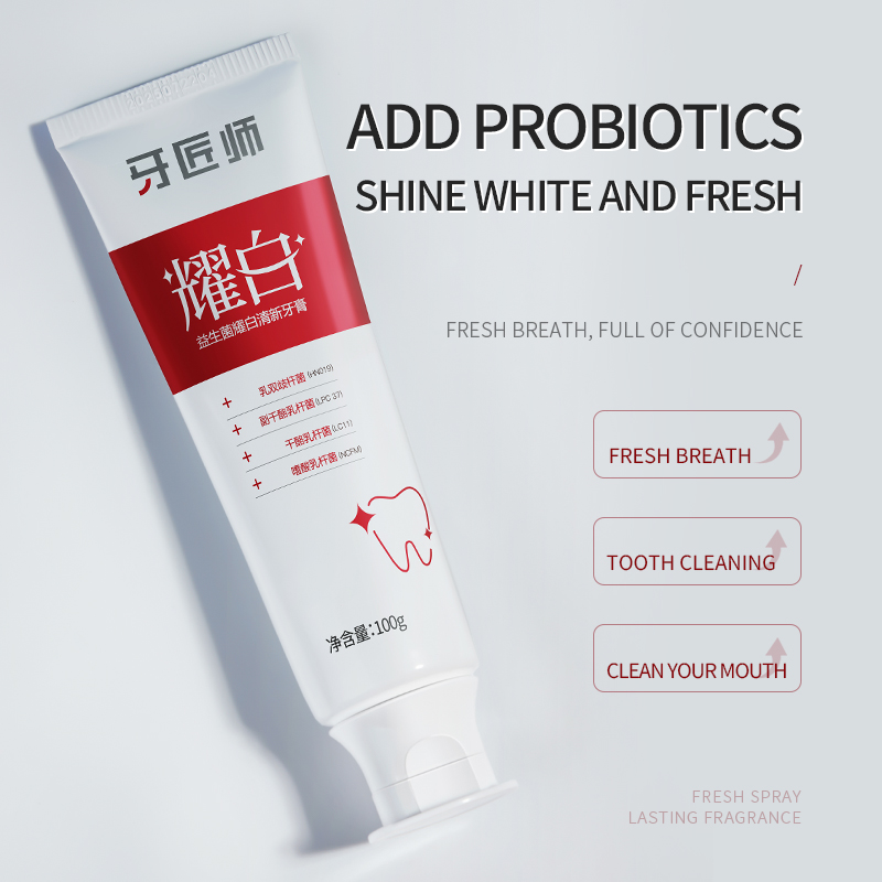 Hunmui nha sĩ lựa chọn Probiotic làm sáng kem đánh răng tươi