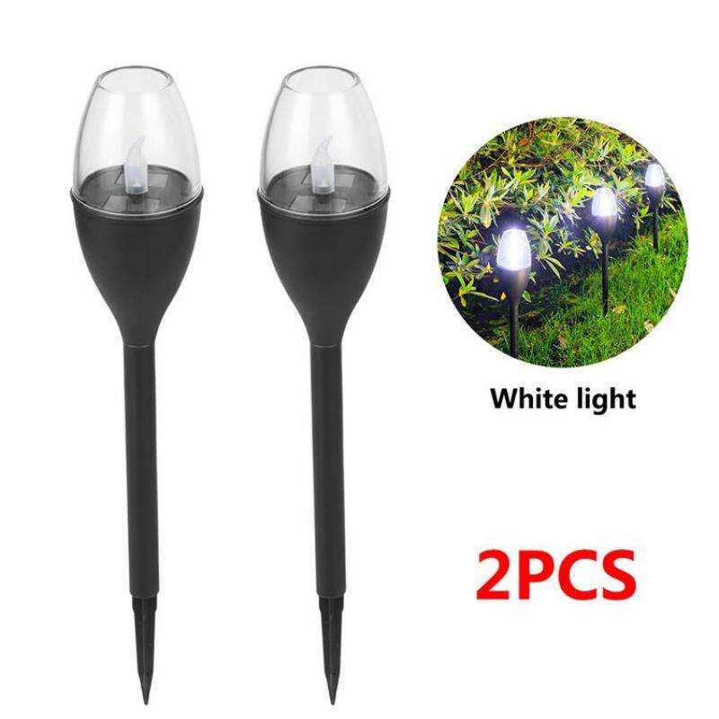 Mặt Trời Sân Cỏ Đèn Lối Đi LED Đèn Không Thấm Nước Đèn Vườn Bên Ngoài Bài Chiếu Sáng Đèn Cho Lối Đi Ngoài Trời Sân Hiên Bãi Cỏ Cảnh Quan Bên Ngoài Bài Chiếu Sáng Đèn 2 Chiếc