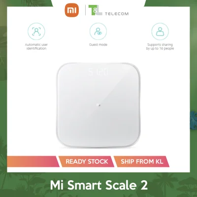 [SHIP FROM KL] Mi Smart Scale 2 | Graphical LED display | Track Weight + BMI with Mi Fit App