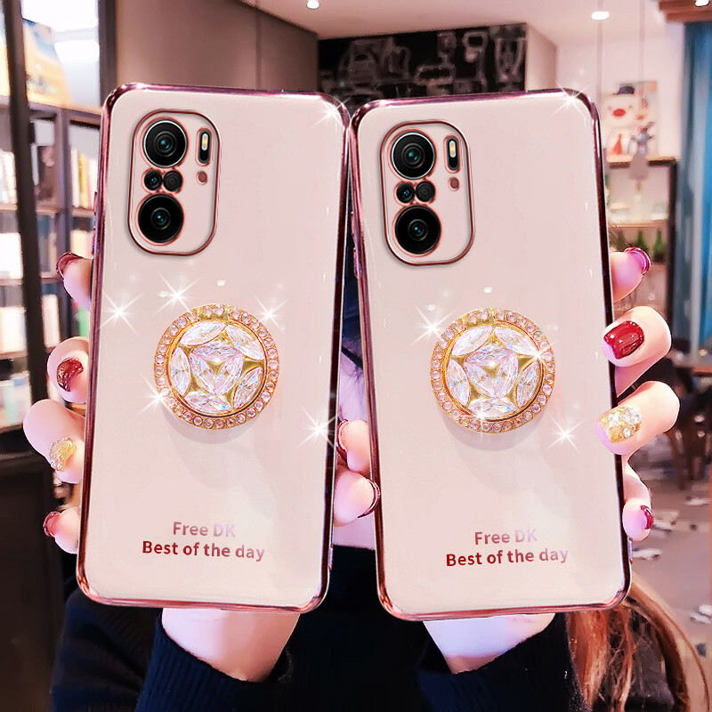 Dành Cho Xiaomi Redmi Note 10 / Redmi Note 10s Ốp Điện Thoại Mạ Điện, Ốp Điện Thoại Redmi Note 10 Redmi Note 10s 2021 Ốp Giữ Pha Lê Lấp Lánh Ốp Lưng TPU Mềm