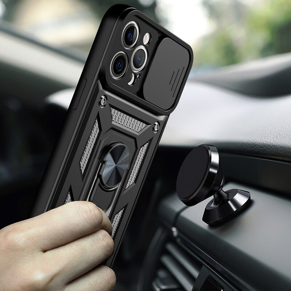 For Xiaomi Redmi Note 10 9 8 Pro 10S 9S 9A 9C 9T POCO M3 X3 NFC F3 Phone Case, Shockproof Armor Hard Camera Protection Magnetic Ring Casing