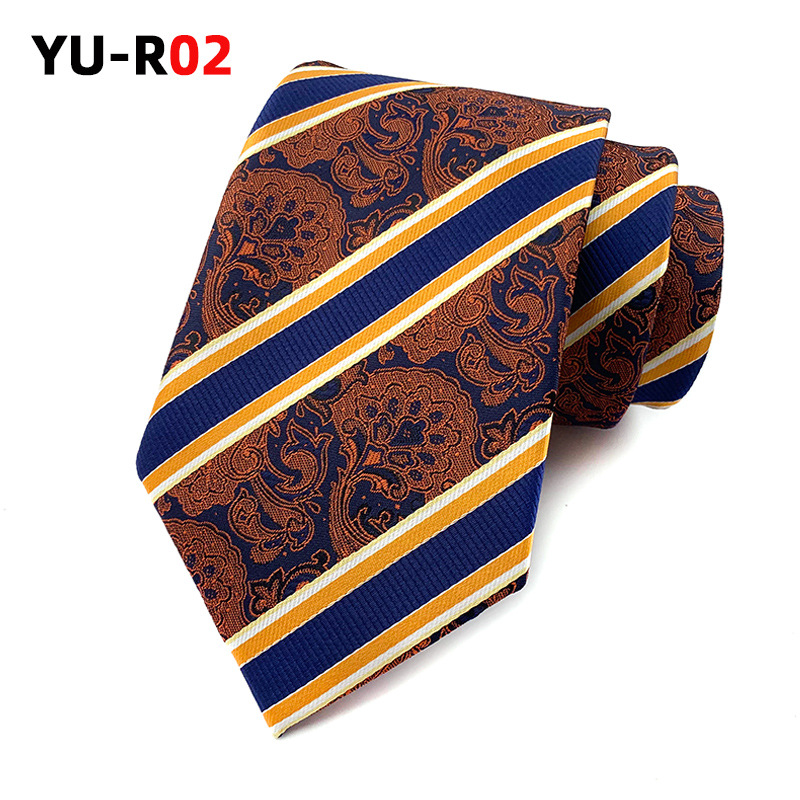 2021 New British Gentleman Striped Men's Tie