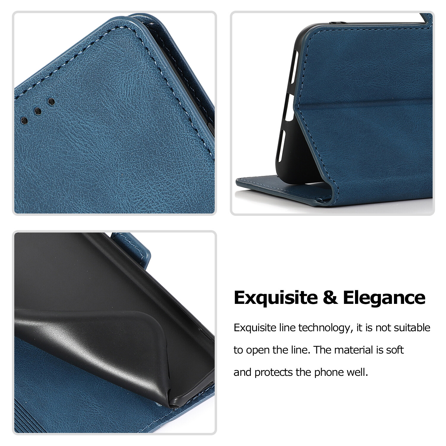 For Xiaomi Redmi Note 5 5 Pro/Redmi Note 6 6 Pro/Redmi Note 7 7 Pro Leather Flip Wallet Case Magnetic Closing Clasp Stand Card Slots Cover Casing