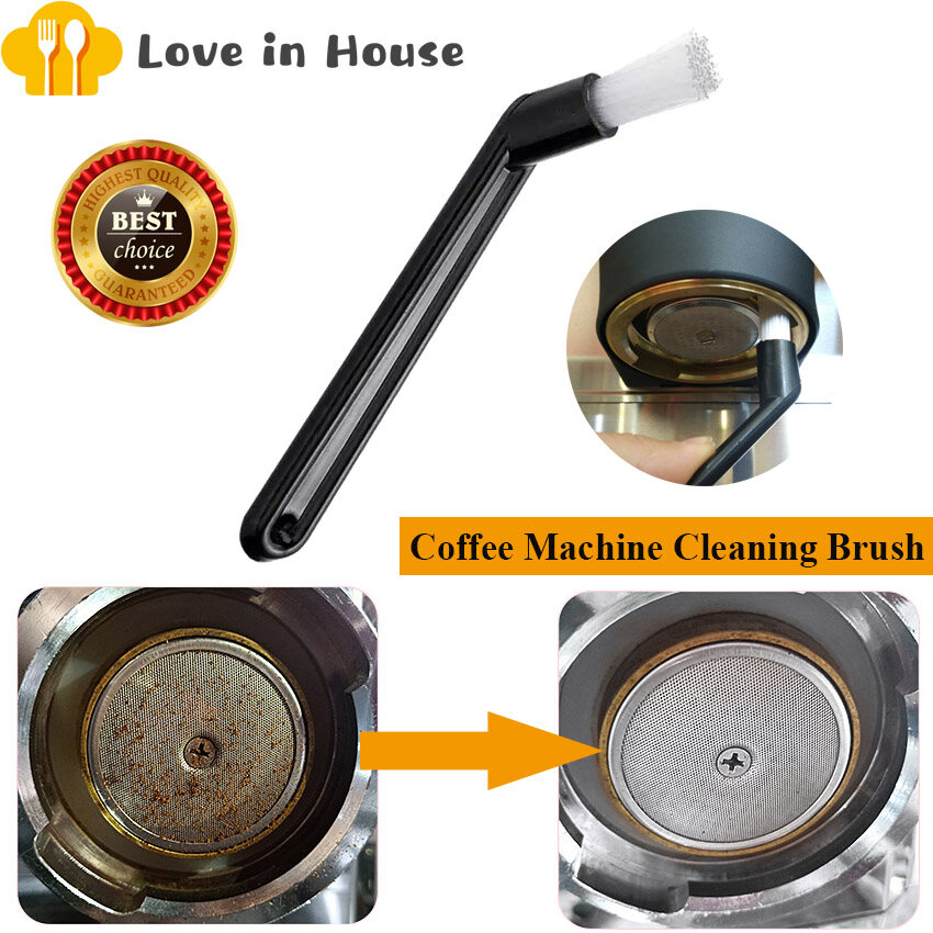 Coffee Machine Cleaning Brush Espresso Grinder Machine Grime Plastic Handle Cleaner Tools Group Head Kitchen Nylon coffeeware Grinder Brushes