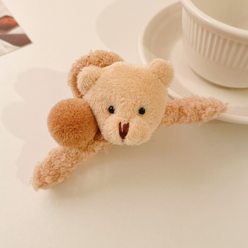 【ACC-ZJ】Japan and South Korea Love Plush Clip Autumn and Winter Furry Clip Headdress