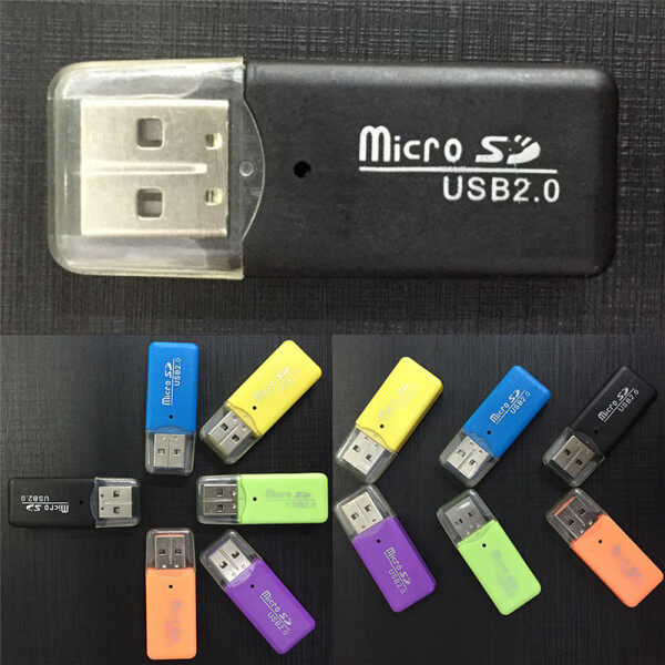[Hillarys] 【Eqrbtl】Hot Đầu Đọc Thẻ Nhớ USB SD/MMC Mini, 480Mbps Cho Máy Tính Xách Tay