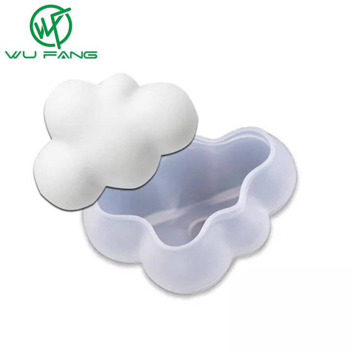 SHOOTHE DIY Handmade Ice Cube Moulds 3D Stereo DIY Baking Decoration Soap Mould Silicone Cloud Shape Multifunction S/M/L 1Pcs