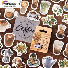 Winzige Set 45 miếng dán in hình thức uống dùng trang trí sổ tay nhật ký – INTL