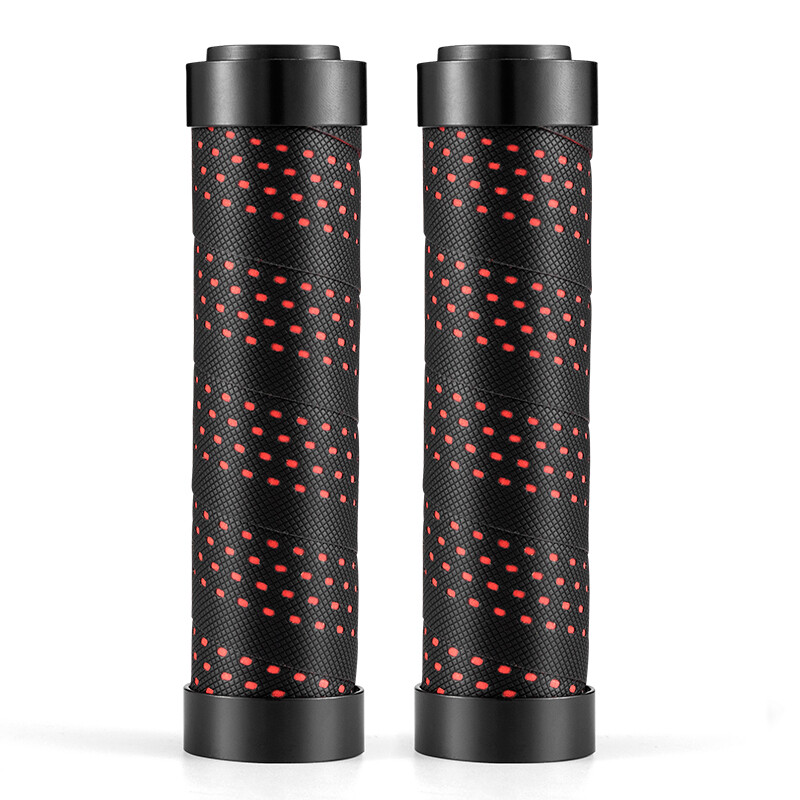 ROCKBROS Bicycle Handlebar Grips Soft Mountain Bike Accessories Anti-skid and Shock Absorption Double lock ring grips