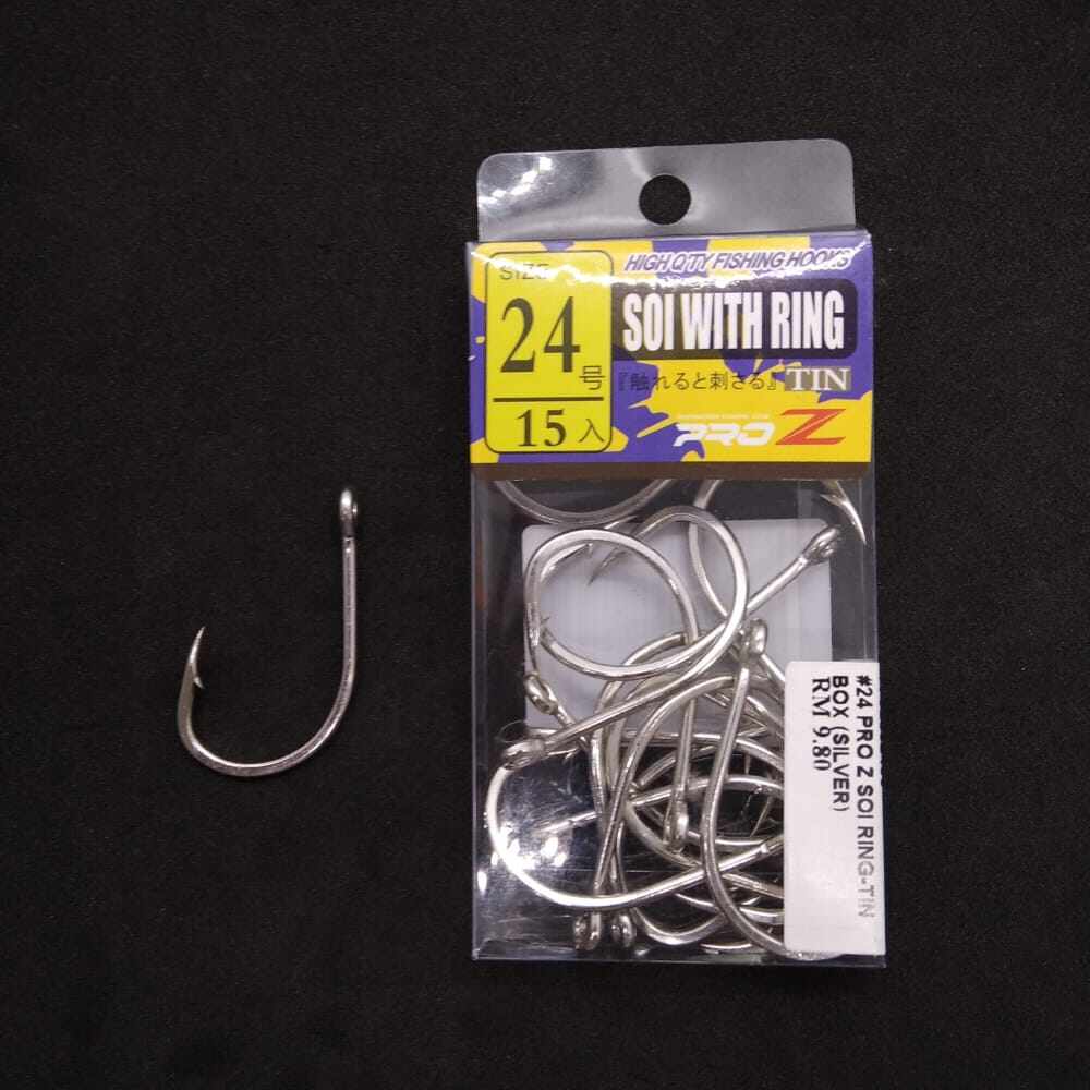 PESCA PRO Z Soi With Ring (Silver Tin) Size 10,12, 14, 16, 18 - Main Image