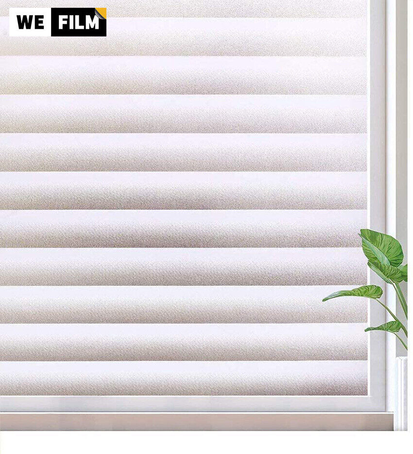 WEFILM Wallpaper Glass sticker Blinds Frosted Window Stickers No Glue Anti-UV Waterproof Sticker Privacy Window Film Decor Glass Film