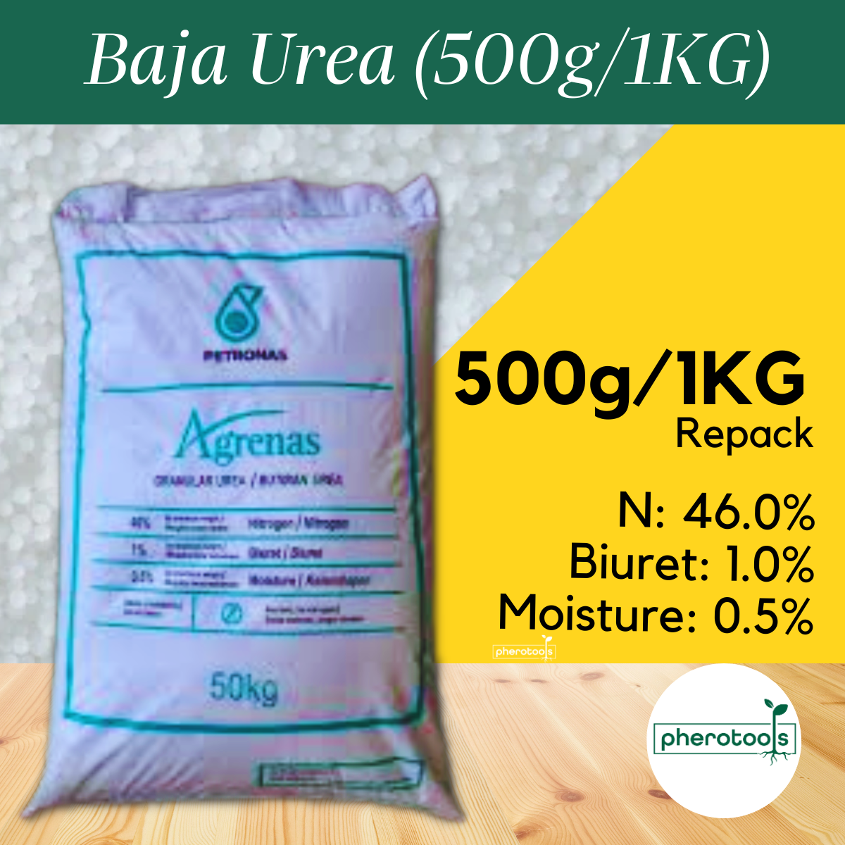 Pherotools Petronas Baja Urea Repack Kg G Fertilizer N Baja Rumput Baja Hijau Pokok