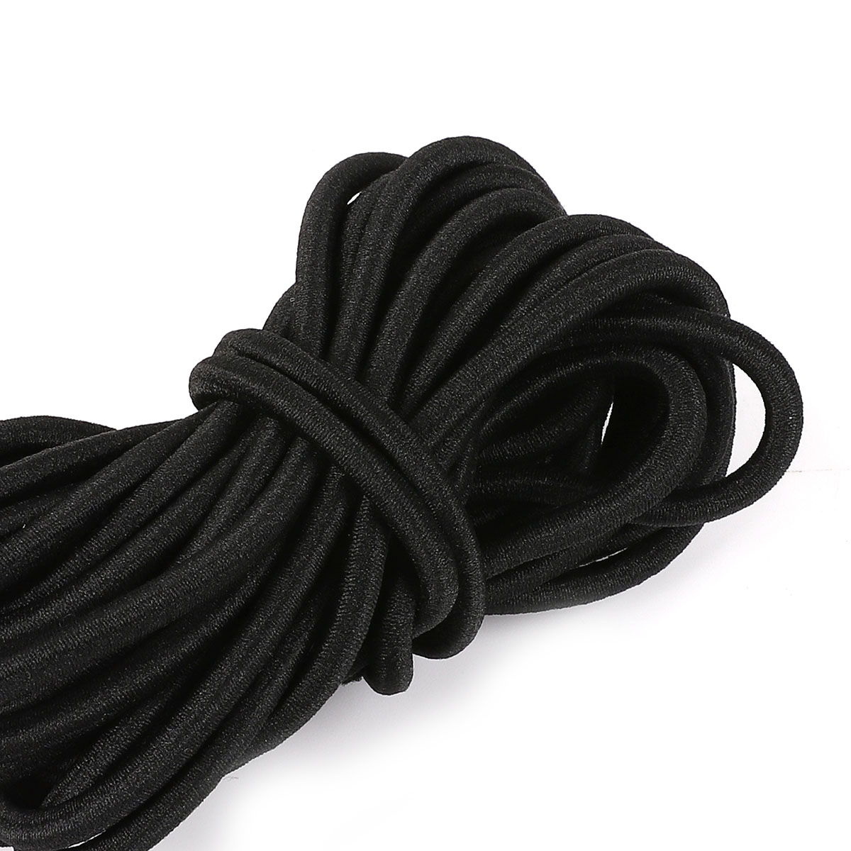 2Meters 1/1.5/2/.2.5/3/4/5 mm Black Round Elastic Cord Stretch String Thread Rope Rubber Band Line Cords Findings For Jewelry Making Accessories