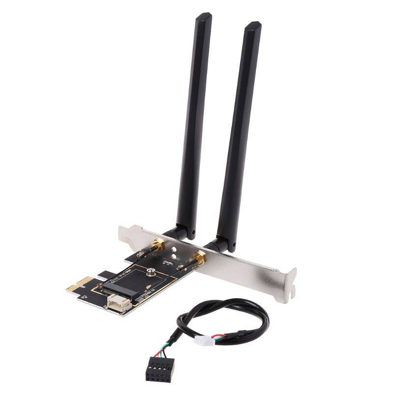 Bộ Chuyển Đổi Thẻ Đầu Đọc Bo Mạch Máy Tính Xách Tay Bộ Chuyển Đổi M.2 NGFF Sang PCI-E Bộ Chuyển Đổi Tương Thích Bluetooth Bộ Phận Thay Thế Cáp Nguồn