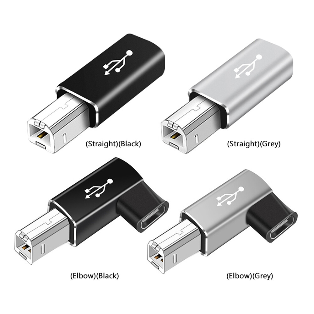 USB Type C Female to USB B Male Adapter for Scanner Printer Converter USB C Data Transfer Adapter for MIDI Controller Keyboard