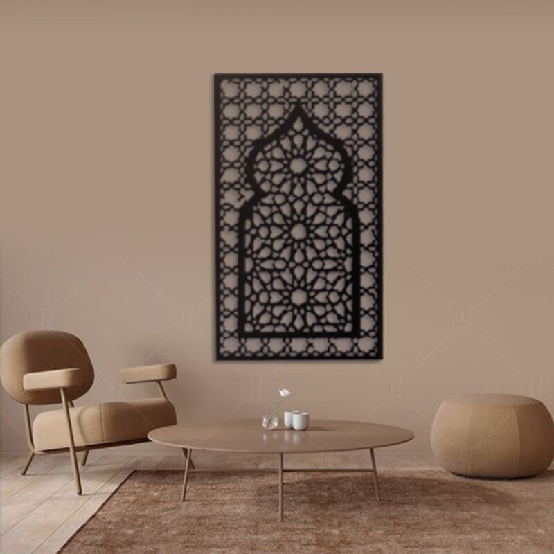 Islamic Pattern Arabic Art Wall Panel Decoration Cut Out Kerawang 