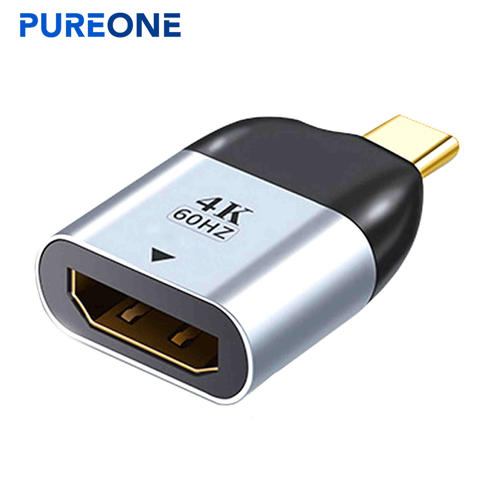 Cáp Tương Thích Pureone USB Type C Sang HDMI, Bộ Chuyển Đổi 4K 60HZ Cho Thunderbolt 3