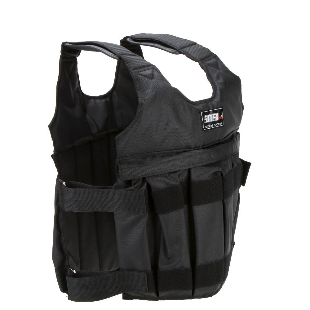 Áo Ghi Lê Có Trọng Lượng Điều Chỉnh Được Tối Đa 50Kg Trọng Lượng Áo Khoác, Áo Ghi Lê Tập Luyện Đấm Bốc, Vô Hình Weightloading Cát Quần Áo (Rỗng)