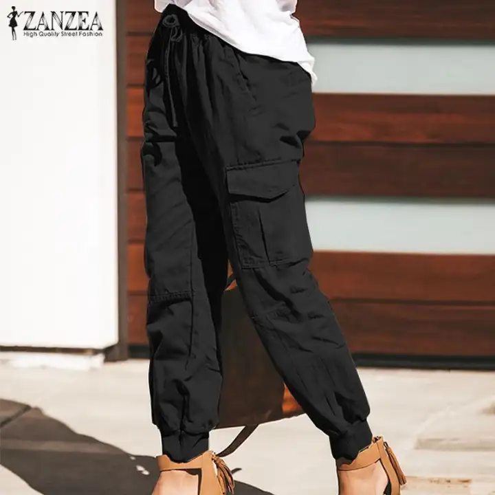 womens tapered cargo pants