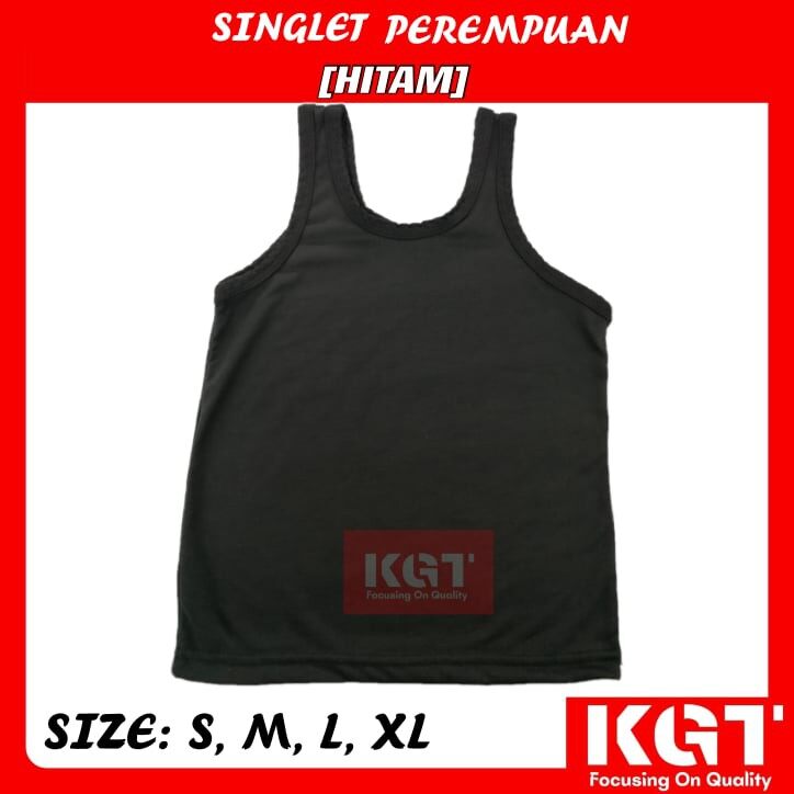 Singlet Hitam Budak Perempuan Kids Singlet Dalam Perempuan Inner wear ...