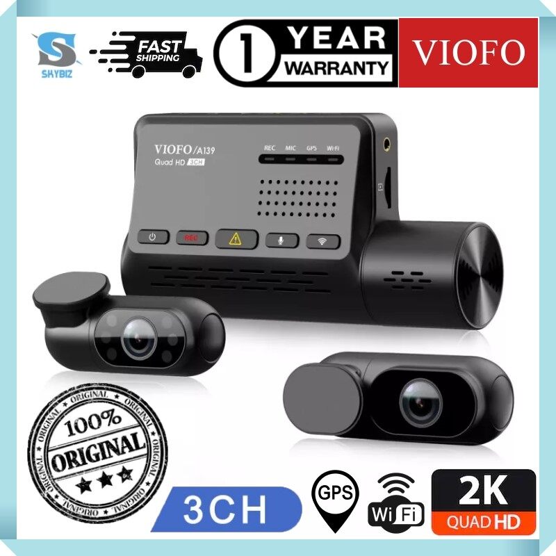 viofo a139 3ch 3 channel