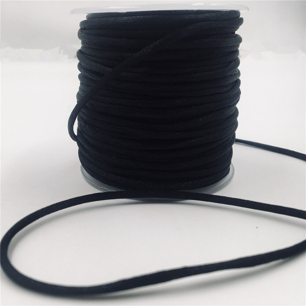 2mm 30meters/roll Corlorful Chinese Knot Cord Polyester Thread Cope Bracelet Braided String DIY Tassels Beading Thread 30米卷轴装多色涤纶中国结绳