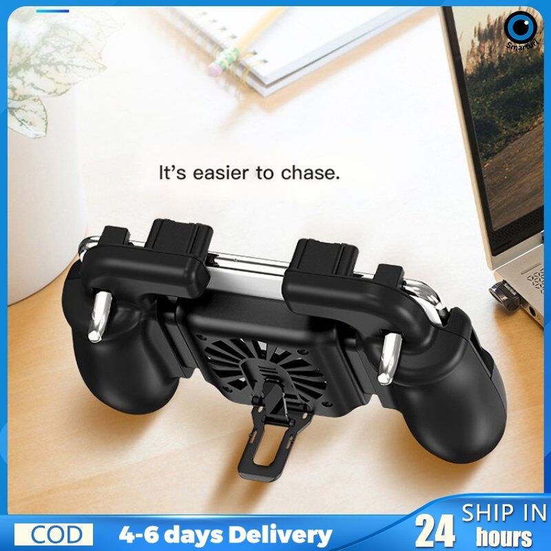 【Giao Hàng Nhanh】tay Cầm Chơi Game PUBG Mobile IOS Android Có Quạt Tản Nhiệt Kích Hoạt Chơi Game