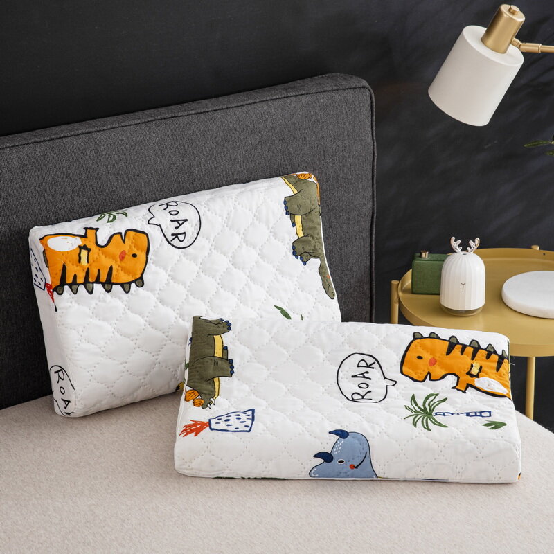SUNLIGHT HOME Waterproof Latex Pillowcase 8 Colors,Memory Foam Pillow Case ,Multi-patterned Pillowcase