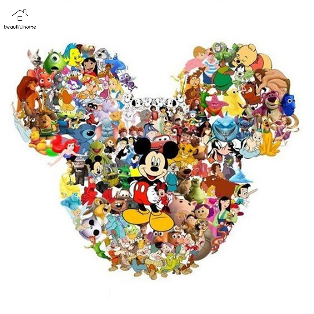 5D DIY Full Round Drill Diamond Painting Cartoon Mouse Rhinestone Artwork