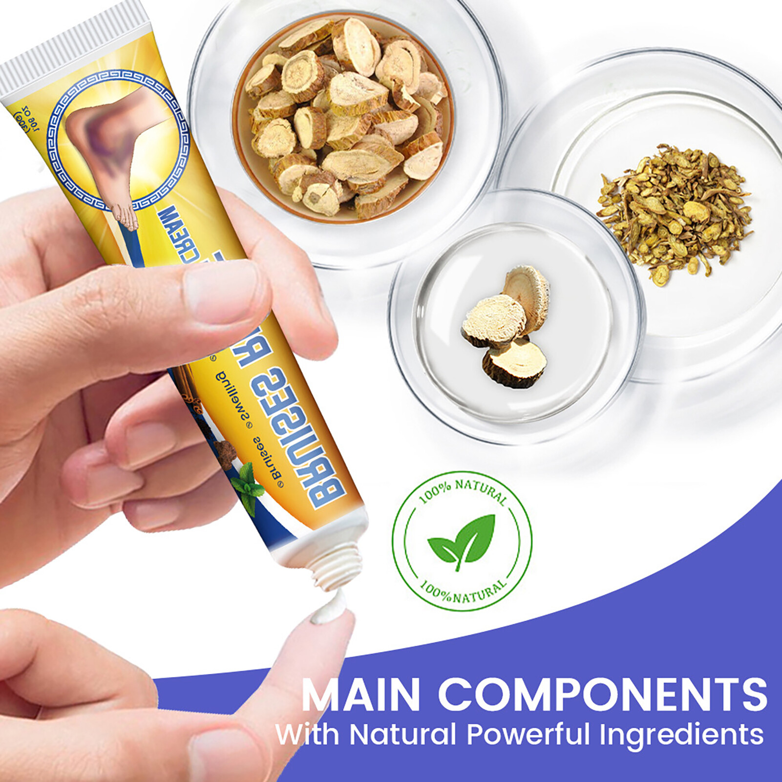 Arnica Cream for Bruising and Swelling Fast Relief Massage Cream Gentle