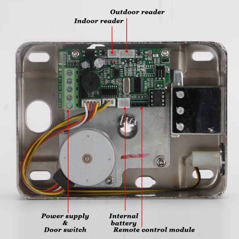 Intelligent Door Lock Video Intercom Compatible Electric Lock Or Wireless Remote Control ID Lock 125Khz Ess Control Lock