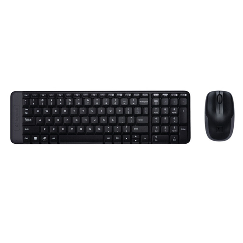 Logitech MK220 For Computer PC Wireless Keyboard Optical Mouse Symmetrical Combo 380x114x21mm Singapore