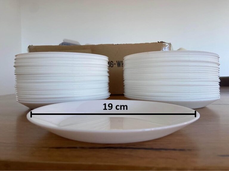 19 Cm Oftast Plates OFTAST Ikea 19cm Side Plate PCS/6 PCS Tempered