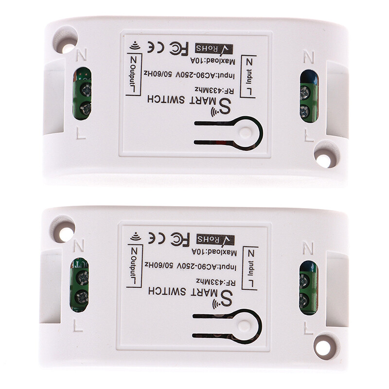 Hanlu 433 Mhz RF Smart Switch Wireless RF Receiver Timer Relay Phone Remote Control