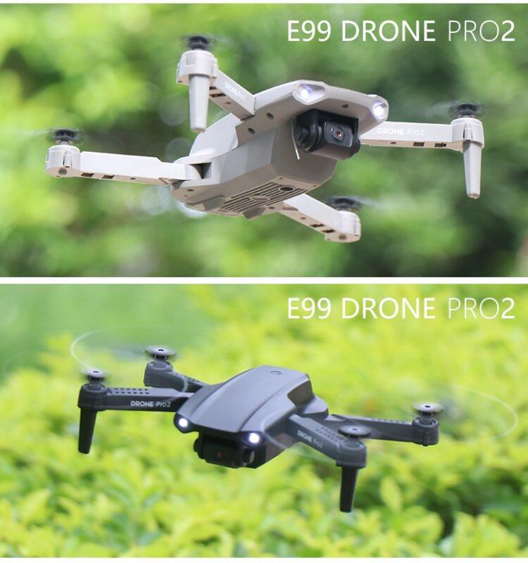 Máy Bay Không Người Lái E99 Pro Camera Đôi Máy Bay Điều Khiển Từ Xa Có Chiều Cao Cố Định Gấp Gọn Máy Bay Bốn Trục Trên Không 4K HD Quadrotor UAV