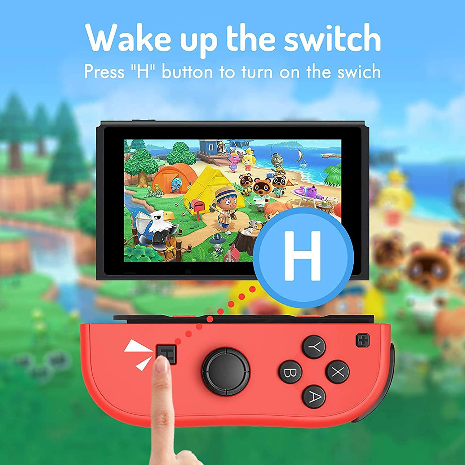 Bộ Điều Khiển Joy Con Thay Thế Cho Nintendo Switch, Bộ Điều Khiển Không Dây Công Tắc L/R, Bộ Điều Khiển Từ Xa Tay Cầm Chơi Game Cho Nintendo Switch Console