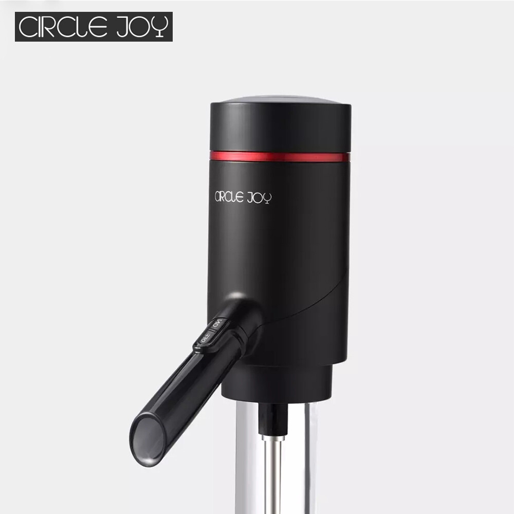 Circle Joy 2 in 1 Wine Dispenser Set Portable Electric Wine Sobering Device Easy And Efficient Fast Dispensing Wine USB Charging For Home Party Bar Hotel Restaurant Use