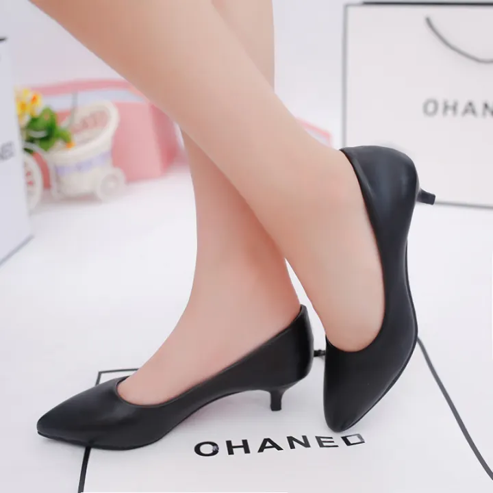 short heels for work