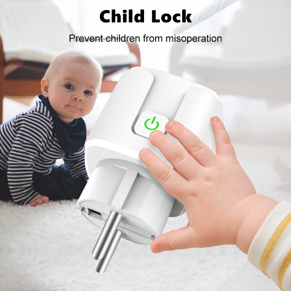 FLEWWER (Promotion) WIFI socket intelligent life model power consumption statistics