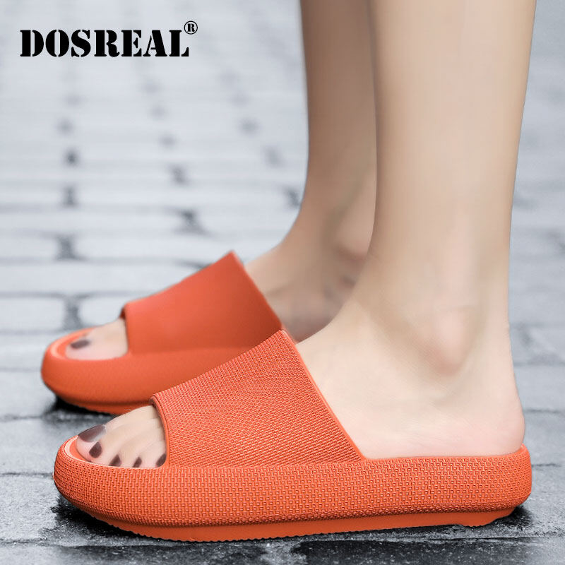 DOSREAL Hot Sale Women Shoes Korean Fashion Couple Shoes EVA Beach Shoes Women Platform Wedges Sandals Thick Bottom Slippers For Women Big Size 45
