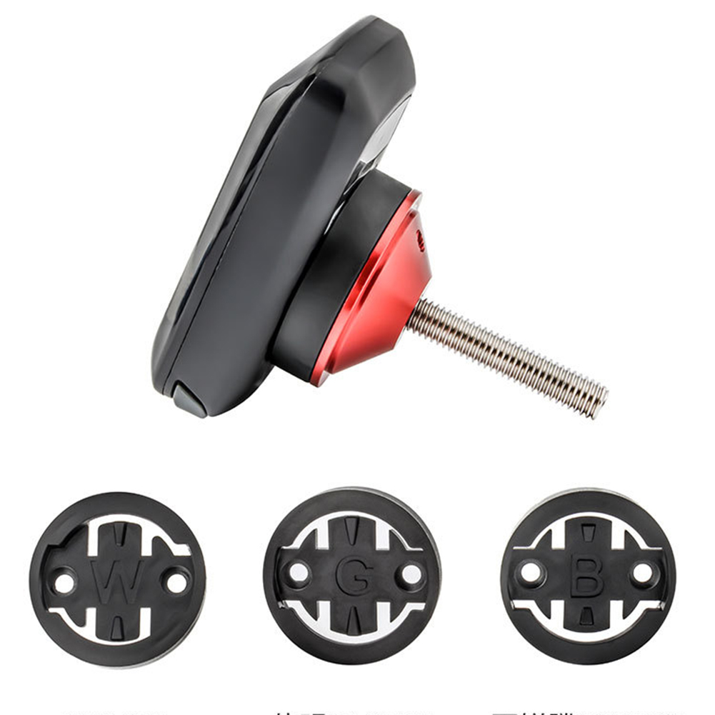 [Soccerhouse] Bike Computer Mount Insert Kits Stopwatch Holder Mount Bracket For Garmin/Wahoo/Bryton