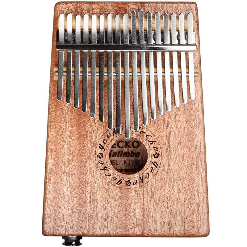TS GECKO 17 Keys EQ Kalimba Thumb Piano Electric Pickup Music Craft Keyboard Material:Mahogany K17MEQ Malaysia