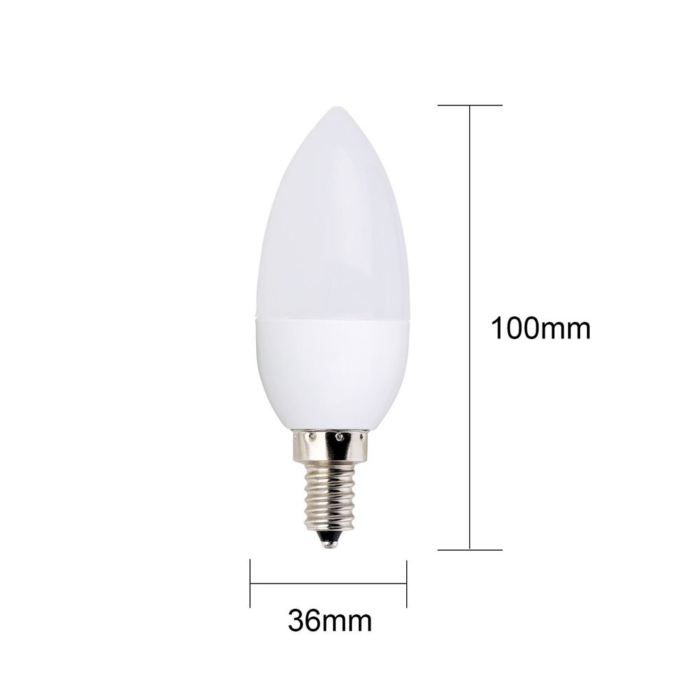 4Pcs LED Bulbs E12 E14 E27 3W Light Lamps Energy Saving For Home Office Decoration